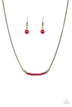 Load image into Gallery viewer, Country Roads Red Necklace Set