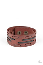 Load image into Gallery viewer, Paparazzi Cowboy Boot Camp Brown Bracelet