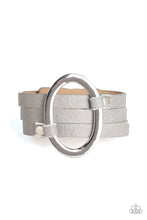 Load image into Gallery viewer, Paparazzi Cowgirl Cavalier Silver Wrap Bracelet