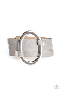 Paparazzi Cowgirl Cavalier Silver Wrap Bracelet