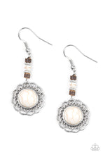 Load image into Gallery viewer, Paparazzi Desert Bliss White Earrings