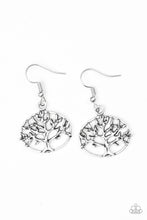 Load image into Gallery viewer, Paparazzi Dream TREEHOUSE Silver Earrings