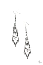 Load image into Gallery viewer, Electric Shimmer Silver Earrings