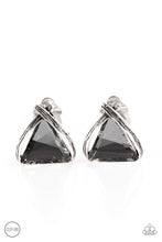 Load image into Gallery viewer, Paparazzi Elegant Edge Silver Clip On Earrings