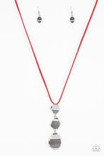 Load image into Gallery viewer, Paparazzi Embrace The Journey Red Necklace Set