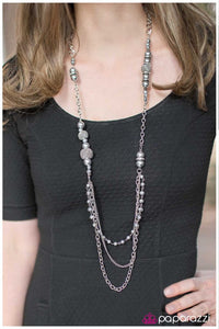 A stunning collection of mesh wire beads in assorted sizes and brilliant silver beads are strung along a group of silver chains.  Sold as one individual necklace. Includes one pair of matching earrings.  ﻿Always nickel and lead free.