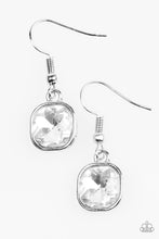 Load image into Gallery viewer, Paparazzi Everlasting Shine White Earrings