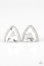 Load image into Gallery viewer, Paparazzi Exalted Elegance White Post Earrings
