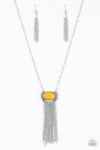 Load image into Gallery viewer, Paparazzi Fair-Weather FRINGE Yellow Necklace Set