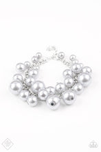 Load image into Gallery viewer, GLAM The Expense! Silver Pearl Bracelet - Paparazzi