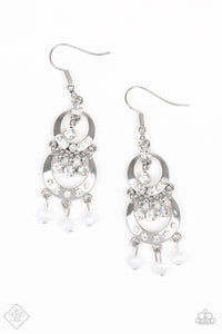 Paparazzi Mainstage Meet and Greet Silver Earrings