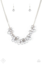 Load image into Gallery viewer, Paparazzi Glam Queen Silver Necklace Set