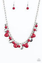 Load image into Gallery viewer, Paparazzi Flirtatiously Florida Red Necklace Set