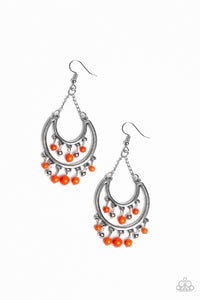 Paparazzi Free-Spirited Spirit Orange Earrings