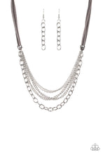 Load image into Gallery viewer, Paparazzi Free Roamer Silver Necklace Set