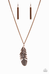 Free Bird Copper Necklace