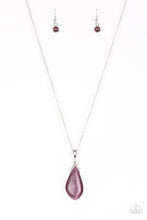 Load image into Gallery viewer, Paparazzi Friends In GLOW Places Purple Necklace Set