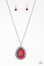 Load image into Gallery viewer, Paparazzi Full Frontier Red Necklace Set