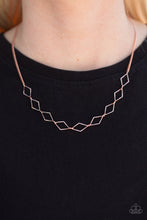 Load image into Gallery viewer, Paparazzi GLISTEN To Me Copper Necklace Set