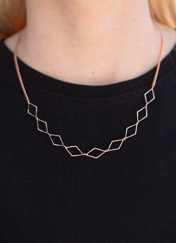 GLISTEN To Me Copper Necklace Set