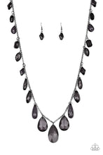 Load image into Gallery viewer, Paparazzi GLOW And Steady Wins The Race Black Necklace Set