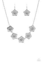 Load image into Gallery viewer, Paparazzi Garden Groove Silver Necklace Set