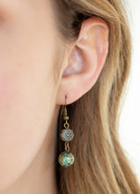 Load image into Gallery viewer, Gatherer Glamour Brass Necklace Set