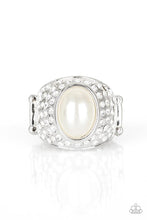 Load image into Gallery viewer, Paparazzi Glittering Go-Getter White Ring