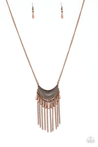 Paparazzi Happy Is The Huntress Copper Necklace Set