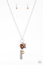 Load image into Gallery viewer, Haute Heartbreaker Brown Necklace - Paparazzi