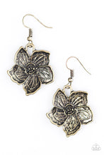 Load image into Gallery viewer, Paparazzi Hibiscus Grove Brass Earrings