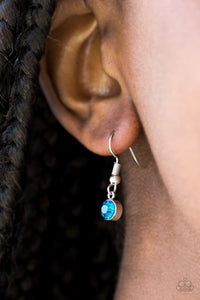 Paparazzi I Am Queen Blue Necklace Set