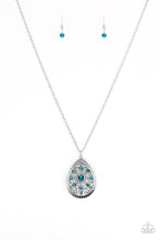Load image into Gallery viewer, Paparazzi I Am Queen Blue Necklace Set