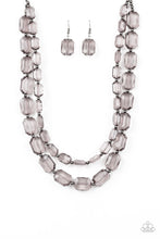 Load image into Gallery viewer, Paparazzi Ice Bank Black Necklace Set