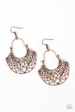 Load image into Gallery viewer, Paparazzi Indigenous Idol Copper Earrings