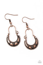 Load image into Gallery viewer, Paparazzi Industrially Indigenous Copper Earrings
