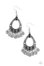 Load image into Gallery viewer, Island Escapade Black Earrings