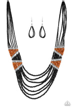 Load image into Gallery viewer, Paparazzi Kickin It Outback Black Necklace Set