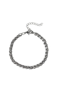 A classic gunmetal wheat chain links around the wrist for a casual look. Features an adjustable clasp closure.  Sold as one individual bracelet.   Always nickel and lead free.