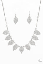 Load image into Gallery viewer, Paparazzi Leafy Lagoon Silver Necklace Set