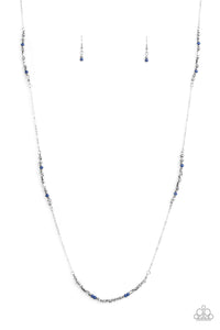 Paparazzi Mainstream Minimalist Blue Necklace Set