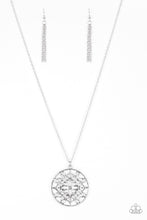 Load image into Gallery viewer, Paparazzi Mandala Melody Silver Necklace Set