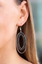 Load image into Gallery viewer, Paparazzi Marry Into Money Black Earrings