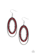 Load image into Gallery viewer, Paparazzi Marry Into Money Red Earrings