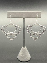 Load image into Gallery viewer, Paparazzi Exclusive Metallic Macrame Silver Earrings