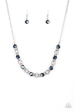 Load image into Gallery viewer, Paparazzi Metro Majestic Blue Necklace Set
