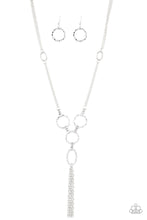 Load image into Gallery viewer, Paparazzi Metro Mechanics Silver Necklace Set