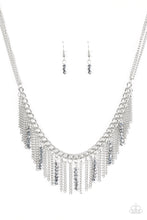 Load image into Gallery viewer, Paparazzi Metro Jungle Silver Necklace Set