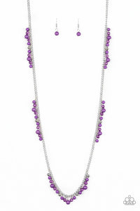 Paparazzi Miami Mojito Purple Necklace Set