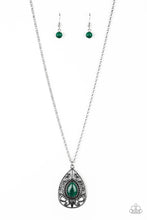 Load image into Gallery viewer, Modern Majesty Green Necklace Set From Paparazzi